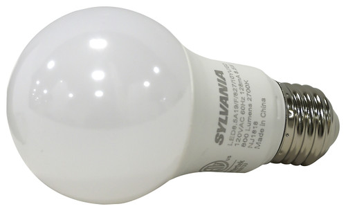 Sylvania 73886 LED Bulb, General Purpose, A19 Lamp, 60 W Equivalent, E26 Lamp Base, Frosted, Warm White Light [SKU: ORG0014514]