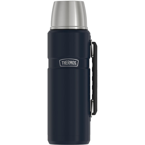 Thermos Stainless King SK2010MDB4 Beverage Bottle, 40 oz Capacity, Stainless Steel, Midnight Blue [SKU: ORG3897881]