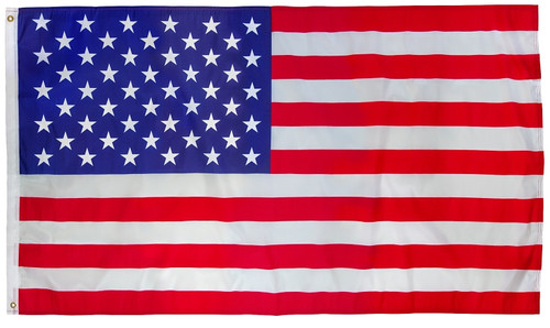 Valley Forge ECO-1 US Flag, 3 ft W, 5 ft H, Polyester [SKU: ORG9831116]