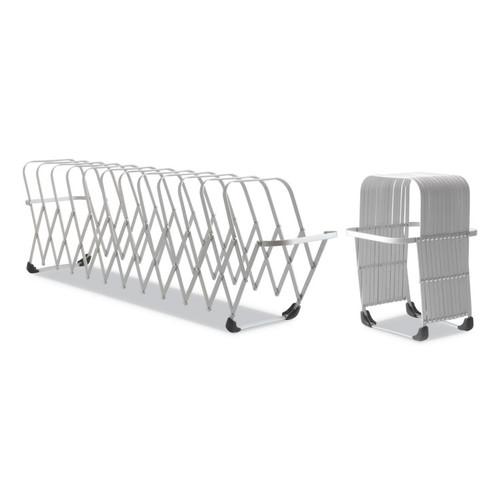 Flexifile Expandable Collator to Organizer, 12 Sections, Letter to Legal Size Files, 6" x 6.75" x 10.5", Silver [SKU: LEE14112]