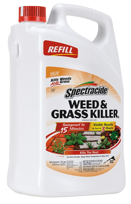 Spectracide HG-96371 Weed and Grass Killer, Liquid, Amber, 1.33 gal Can [SKU: ORG2225605]