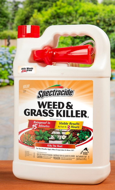 Spectracide HG-96017 Weed and Grass Killer, Liquid, Amber, 1 gal Can [SKU: ORG9821182]