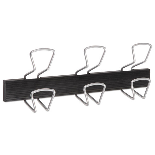 Wall-Mount Coat Hooks, 18.11 x 2.95 x 6.45, Metal, Silver, 22 lb Capacity [SKU: ABAPMPRO3M]