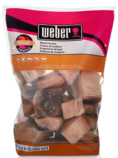 Weber 17137 Chunk, Wood, 350 cu-in Bag [SKU: ORG3340015]