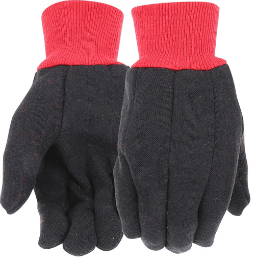 WEST CHESTER 69090/L3B Winter Gloves, Men's, L, 9-3/4 in L, Knit Wrist Cuff, Cotton/Polyester, Brown/Red [SKU: ORG0968834]
