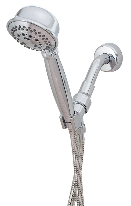 Whedon CMH4C Handheld Shower, 1/2 in Connection, 2.5 gpm, 5-Spray Function, ABS Plastic/Metal/Stainless Steel, Chrome [SKU: ORG2722684]