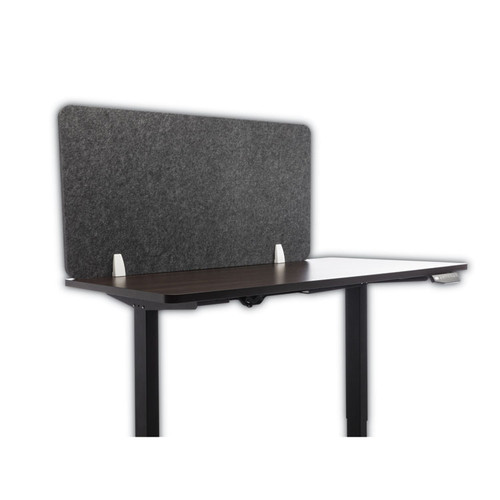 Desk Screen Cubicle Panel and Office Partition Privacy Screen, 47 x 1 x 23.5, Polyester, Ash [SKU: GN1LUDS48241A]