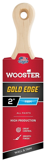 WOOSTER 5235-2 Paint Brush, 2 in W, 2-11/16 in L Bristle, Polyester Bristle, Short Handle [SKU: ORG9533373]
