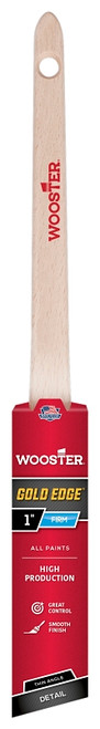 WOOSTER 5234-1 Paint Brush, 1 in W, 2-3/16 in L Bristle, Polyester Bristle, Sash Handle [SKU: ORG9533456]
