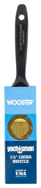 WOOSTER Z1120-1-1/2 Paint Brush, 1-1/2 in W, 2-3/16 in L Bristle, China Bristle, Varnish Handle [SKU: ORG9118977]