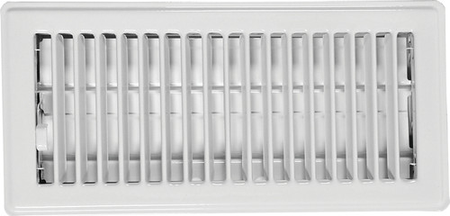 Imperial RG0179 Standard Floor Register, 11-3/4 in W Duct Opening, 2 in H Duct Opening, Steel, White [SKU: ORG5385802]