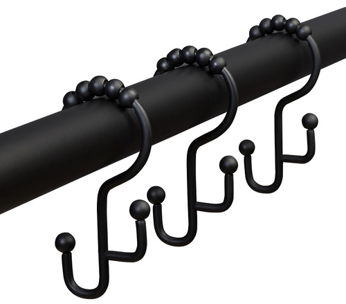 Zenna Home DR03STBKL Shower Curtain Hook, Stainless Steel, Matte [SKU: ORG8963159]