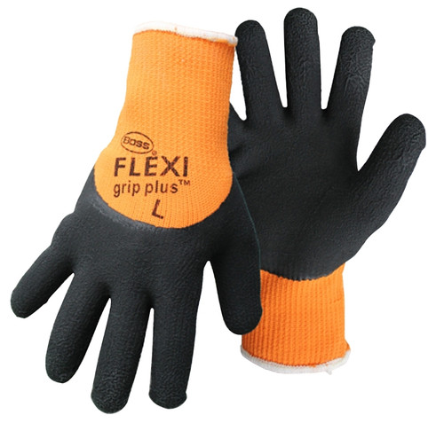 GLOVES LATEX PALM HIVIS ORG L [SKU: ORG3980307]
