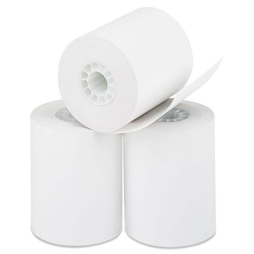 Direct Thermal Printing Paper Rolls, 0.45" Core, 2.25" X 85 Ft, White, 50/Carton [SKU: ICX90780549]