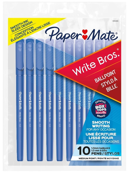 Paper Mate 93134 Stick Pen, Classic, Medium Point Tip, Blue Ink [SKU: ORG8484115]