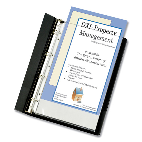 Heavyweight Poly Sheet Protectors, Clear, 2", 14 X 8.5, 50/Box [SKU: CLI62047]