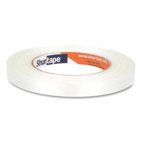Gs 490 Economy Grade Fiberglass Reinforced Strapping Tape, 0.47" X 60.15 Yds, White, 72/Carton [SKU: SHU101228]