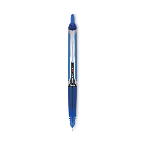 Precise V5Rt Roller Ball Pen, Retractable, Extra-Fine 0.5 Mm, Blue Ink, Blue Barrel [SKU: PIL26063]