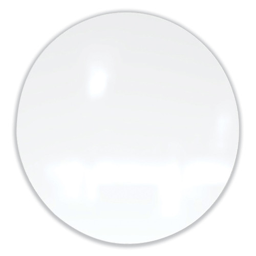 Coda Low Profile Circular Non-Magnetic Glassboard, 36 Diameter, White Surface, Ships In 7-10 Business Days [SKU: GHECDAGN36WH]