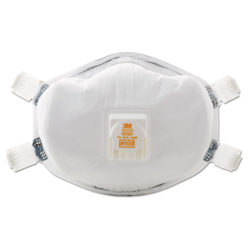 N100 Particulate Respirator, Standard Size [SKU: MMM8233]