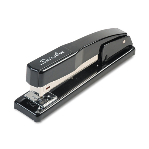 Commercial Full Strip Desk Stapler, 20-Sheet Capacity, Black [SKU: SWI44401S]