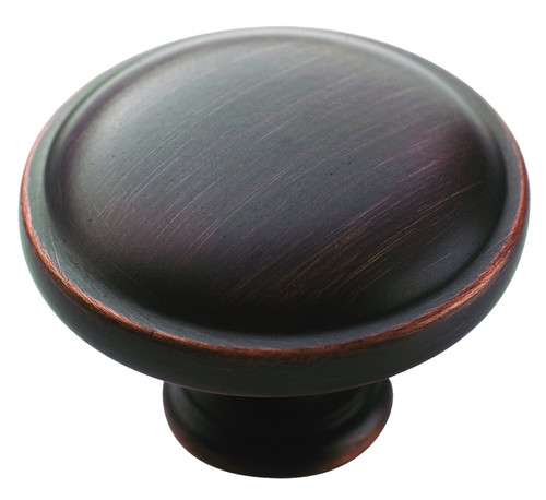 Amerock Allison Value Series BP53015ORB Cabinet Knob, 15/16 in Projection, Zinc, Oil-Rubbed Bronze [SKU: ORG1331297]