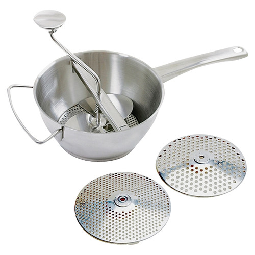 NORPRO 595 Food Mill, 2 qt Capacity, Manual Power, Stainless Steel [SKU: ORG6284103]