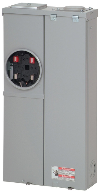 Cutler-Hammer MBE48B200BTS Meter Breaker, 200 A, 4 -Space, 8 -Circuit, NEMA 3R Enclosure, Surface Mounting [SKU: ORG9092024]