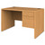 10700 Series Single Pedestal Desk with Three-Quarter Height Right Pedestal, 48" x 30" x 29.5", Harvest [SKU: HON107885RCC]