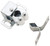 Amerock 1888373 Roller Catch, 1-1/4 in L x 1/2 in W x 1-1/16 in H Catches, Zinc, Polished Chrome [SKU: ORG7133689]