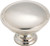 Amerock 1875423 Cabinet Knob, 7/8 in Projection, Zinc, Brushed Chrome [SKU: ORG7133697]