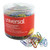 Plastic-Coated Paper Clips with One-Compartment Storage Tub, #1, Assorted Colors, 500/Pack [SKU: UNV95001]