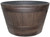 Southern Patio HDR-055433 Planter, 15.4 in W, 15.4 in D, Whiskey Barrel Design, Resin, Kentucky Walnut [SKU: ORG8248916]