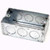 RACO 653 Handy Box, 1 -Gang, 8 -Knockout, 1/2 in Knockout, Galvanized Steel, Gray [SKU: ORG6151229]