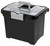 Sterilite ShowOffs 18719004 File Box, 15 in L, 10-7/8 in W, 11-1/2 in H, Plastic, Black/Clear/Titanium [SKU: ORG6971840]