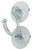 Adams 5750-86-5034 Heavy-Duty Suction Cup Hook, Polycarbonate, Clear [SKU: ORG3299088]