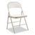 Armless Steel Folding Chair, Supports Up to 275 lb, Taupe Seat, Taupe Back, Taupe Base, 4/Carton [SKU: ALECA944]