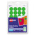 Printable Self-Adhesive Removable Color-Coding Labels, 0.75" dia, Green, 24/Sheet, 42 Sheets/Pack, (5463) [SKU: AVE05463]
