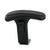Optional Height-Adjustable T-Pad Arms for Safco Uber Big and Tall High-Back and Mid-Back Chairs, Black, 2/Set [SKU: SAF3496BL]