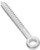 National Hardware 296BC Series N131-193 Screw Eye, 3 in L Thread, 4 in OAL, Steel, Zinc [SKU: ORG2164135]
