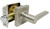 ProSource Passage Lock, Lever, Contemporary, Satin Nickel [SKU: ORG7420979]