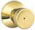 Schlage F40VBEL605 Privacy Door Knob, Metal, Brass [SKU: ORG6950448]