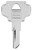 HY-KO 11010IN26 Key Blank, Brass, Nickel-Plated, For: Independent/Ilco IN26 Door Locks [SKU: ORG0818310]