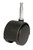 DH CASTERS C-T15S1BK Swivel Caster, 1-1/2 in Dia Wheel, Plastic Wheel, Black, 70 lb [SKU: ORG5146618]