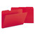 Expanding Recycled Heavy Pressboard Folders, 1/3-Cut Tabs: Assorted, Legal Size, 1" Expansion, Bright Red, 25/Box [SKU: SMD22538]