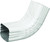 Amerimax 27064 Front Gutter Elbow, Aluminum, White [SKU: ORG6421176]