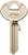 HY-KO 11010WN1 Key Blank, For: Wind Cabinet, House Locks and Padlocks [SKU: ORG5631528]