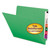 Shelf-Master Reinforced End Tab Colored Folders, Straight Tabs, Letter Size, 0.75" Expansion, Green, 100/Box [SKU: SMD25110]