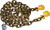 ANCRA 50364-38-10 Chain Assembly with Clevis Hook, 3/8 in, 10 ft L, 6600 lb Working Load, 70 Grade [SKU: ORG4568895]