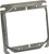 RACO 8778 Box Cover, 1/2 in L, 4 in W, Square, 2 -Gang, Steel, Gray, Galvanized [SKU: ORG6151484]